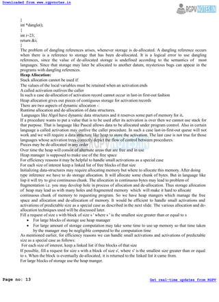 Compiler Design Notes for rgpv 6tth sem students | PPTX