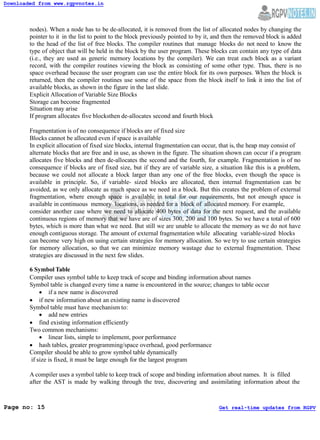 Compiler Design Notes for rgpv 6tth sem students | PPTX