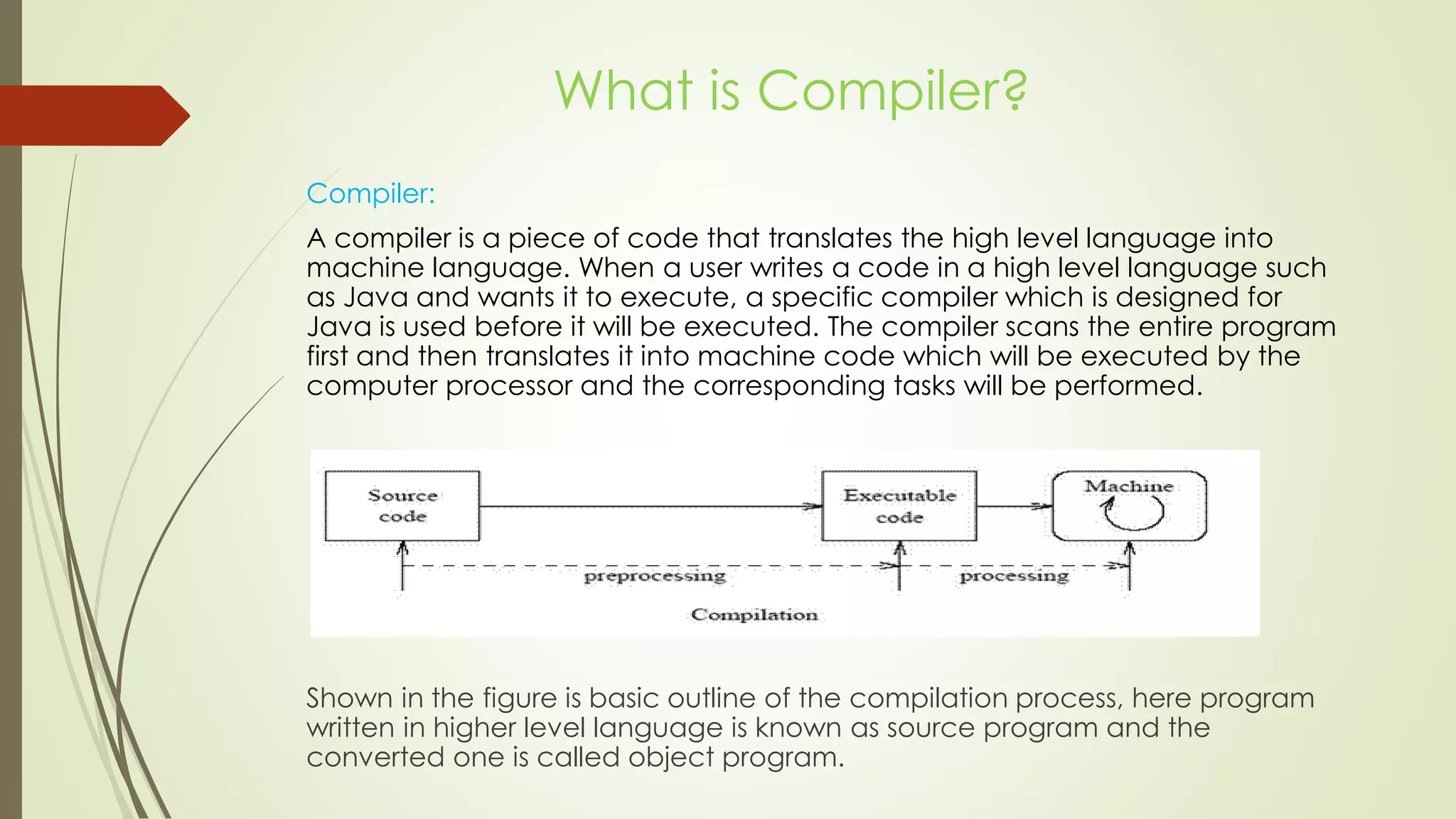 Compiler vs Interpreter-Compiler design ppt. | PPT