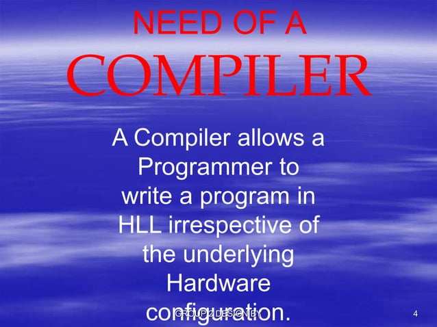 Compiler designs presentation by group 2 final final | PPT
