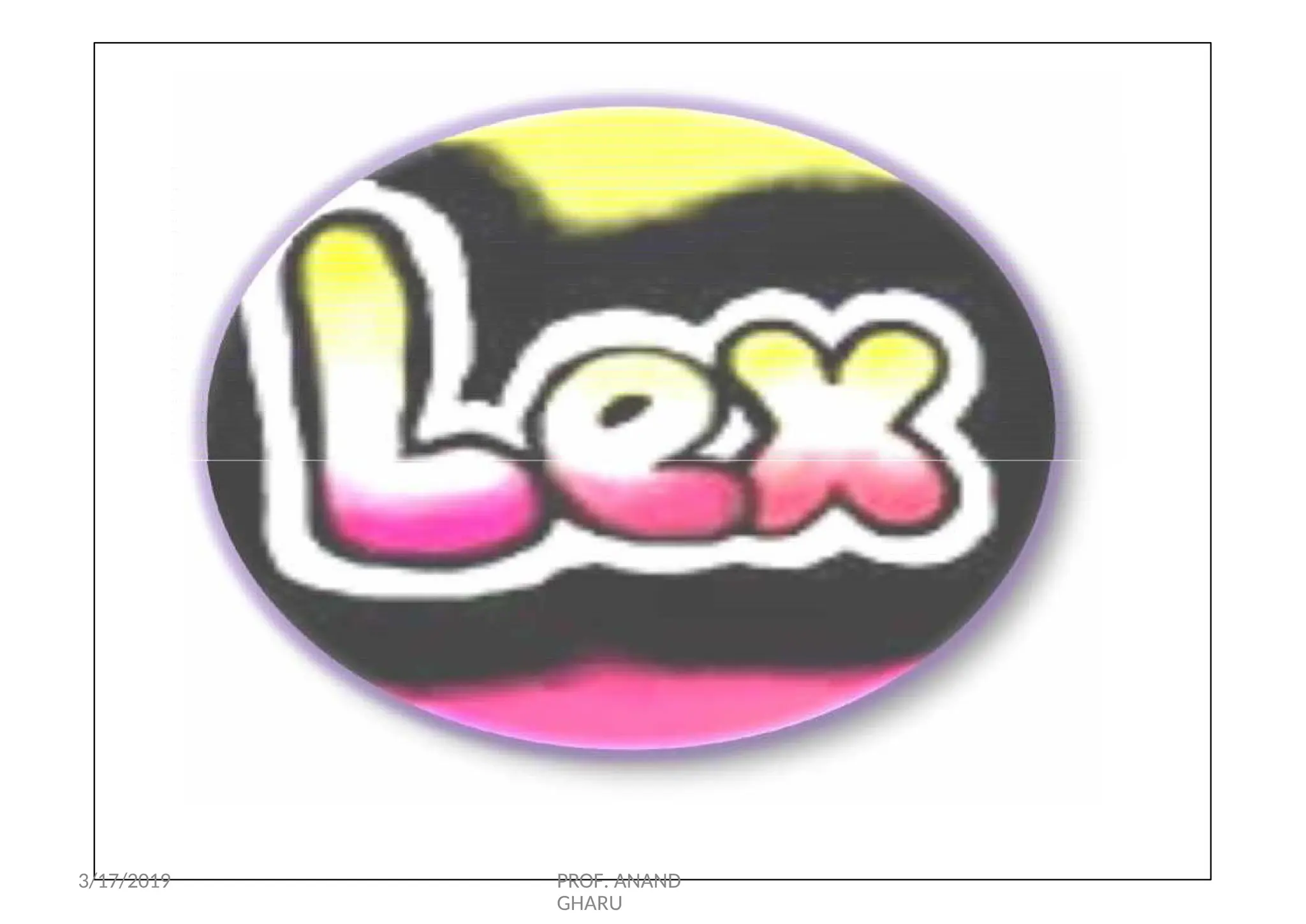 3/17/2019 PROF. ANAND
GHARU
 