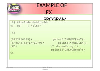 Compiler detail with examples and other things | PPTX