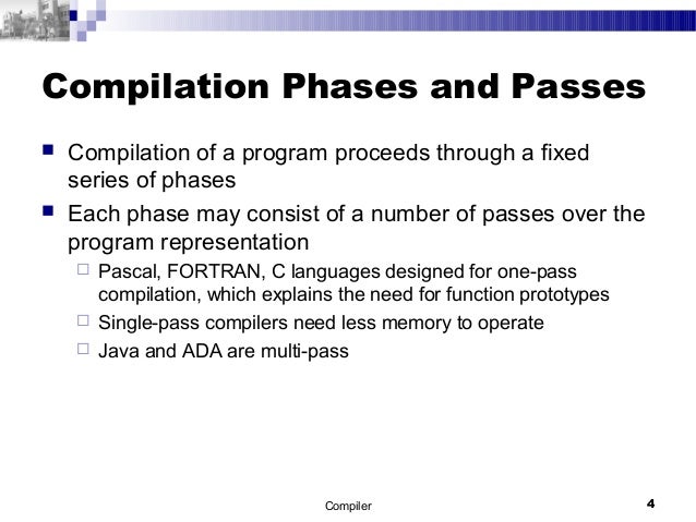 Phases of compiler