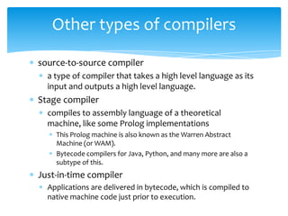Compilers