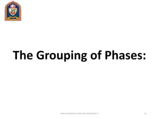 The Grouping of Phases:
ANKUR SRIVASTAVA ASSISTANT PROFESSOR JIT 91
 
