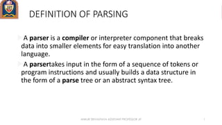 Definition and Types of Parsing in Compiler Design | PPT