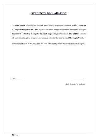 Computer Declaration Official Design compiler_yogesh lab manual graphic era hill university.docx