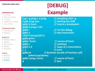 Compiling Under Linux | PPTX