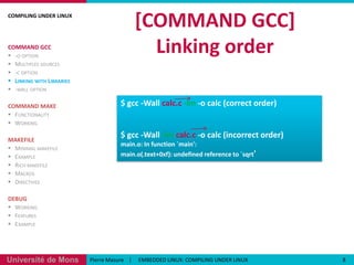 Compiling Under Linux | PPTX