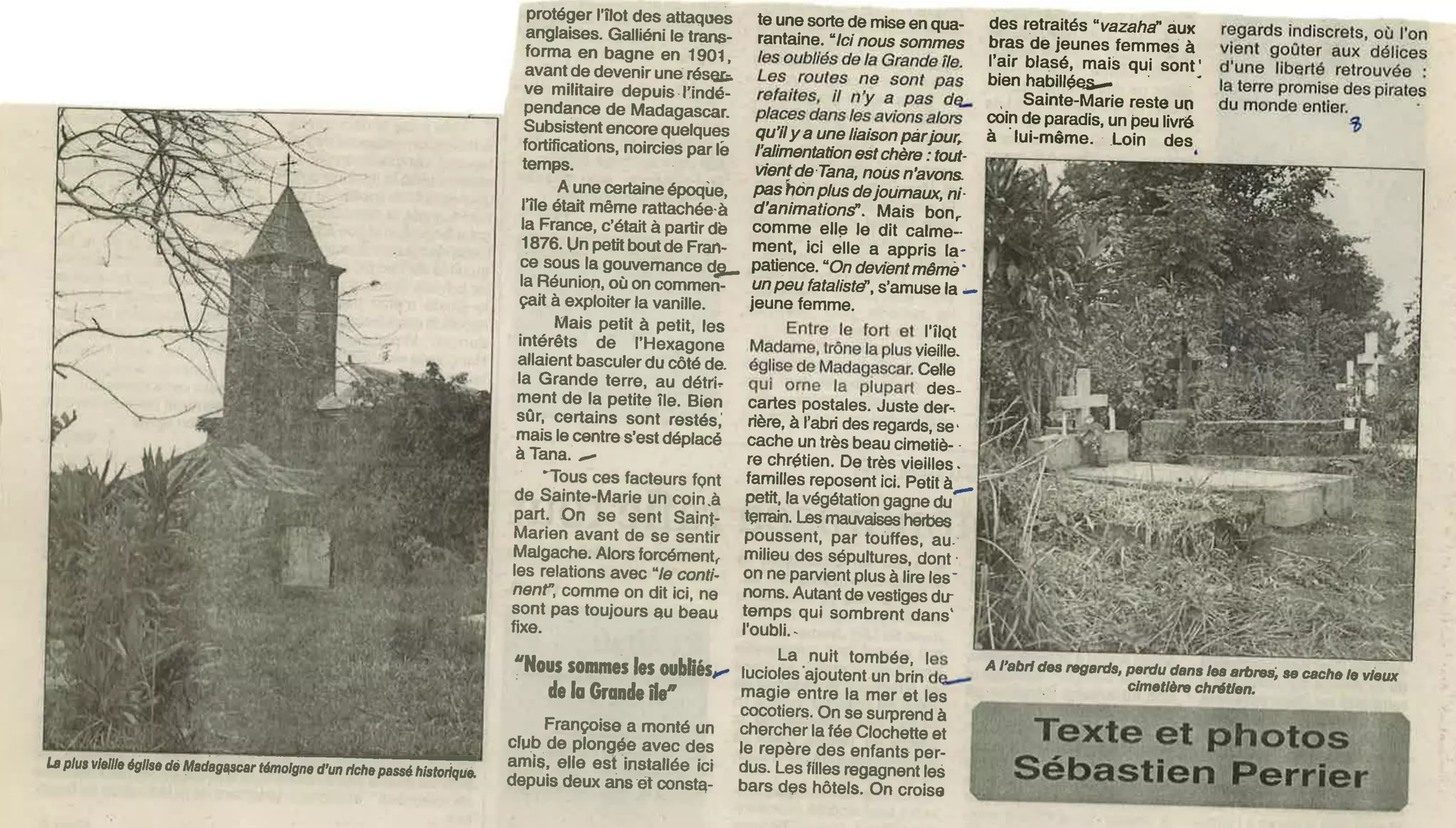 Articles que j\'ai écrit pour L\'Express de Madagascar