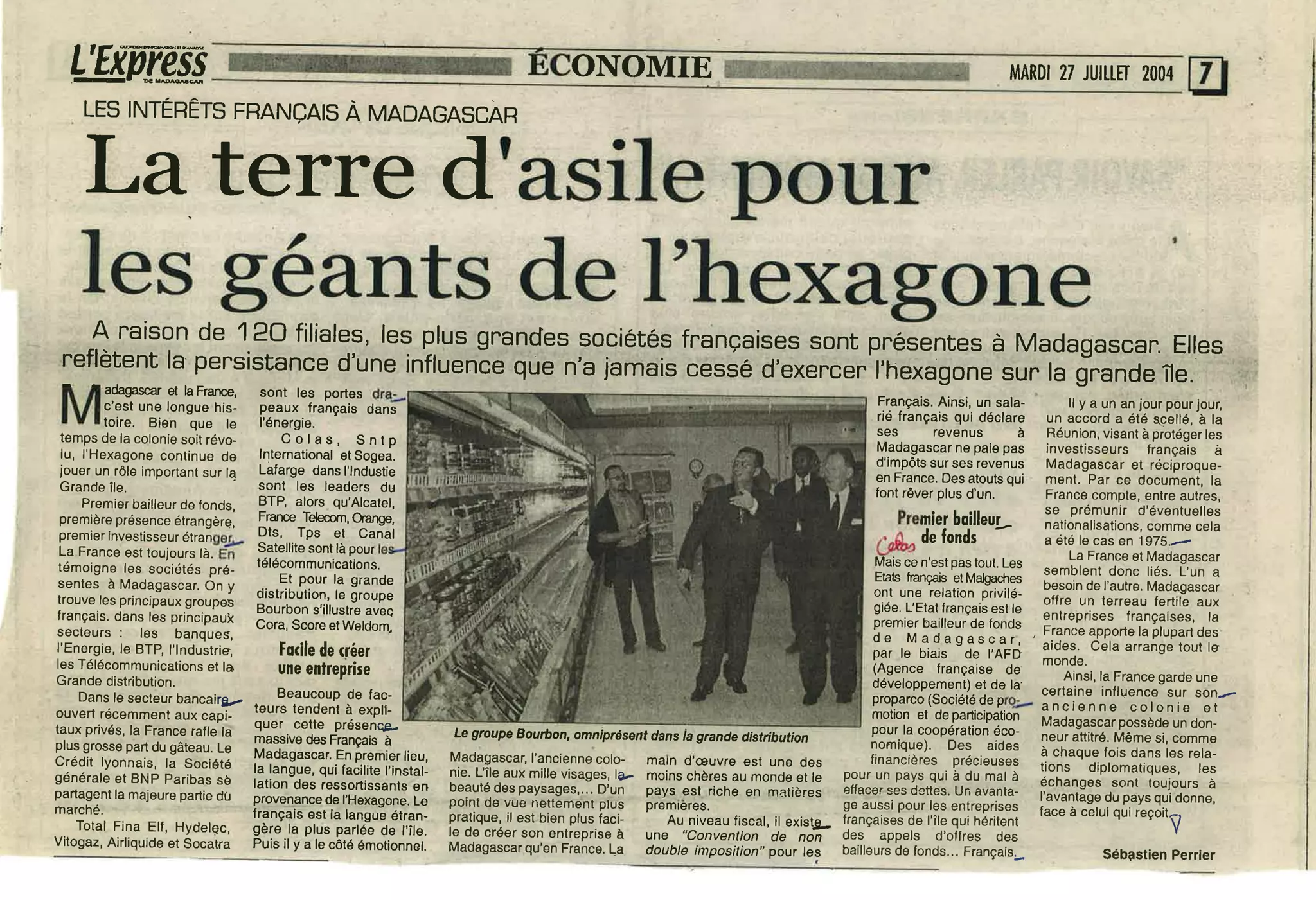 Articles que j\'ai écrit pour L\'Express de Madagascar