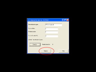 Quindi l’utente premerà il pulsante di elaborazione dei risultati 