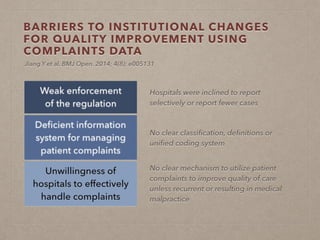 When Patients Complain