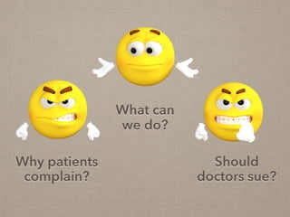 When Patients Complain