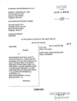 Complaint demand for jury trial summons09192013_0000 | PDF
