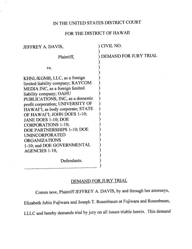 complaint jury and united states district United states district court eastern district of louisiana the honorable general instructions for reporting to jury service sample civil complaint format. complaint jury and united states district United states district court eastern district of louisiana the honorable general instructions for reporting to jury service sample civil complaint format.