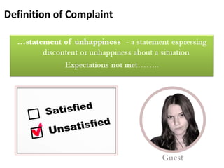 Definition of Complaint
 