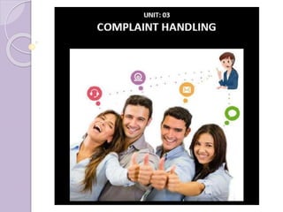 Complaint handling
