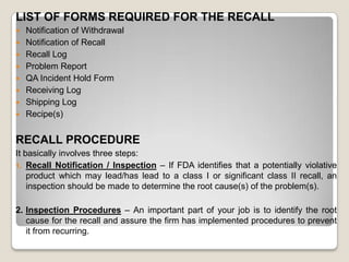 Complaint handling in pharmaceutical companies,product recall,retention ...