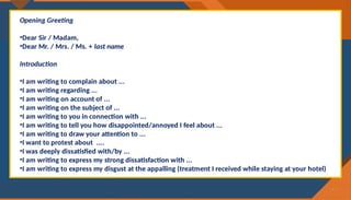 complaint letter copy.dhskaososoisospptx | PPTX