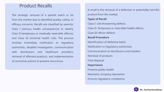 Recall Risks Comprehensive Quality Assurance: Complaints, Recalls, and Data ...