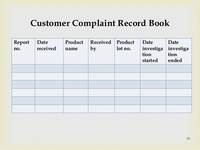Complaints Amp Recalls