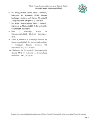 Complejo mayor de histocompatibilidad