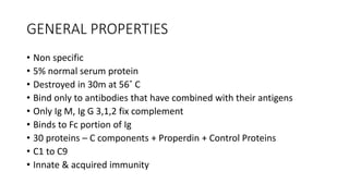 Specific Complement Complement System | PPTX