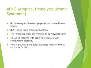 Ahus Complement Complement system | PPTX