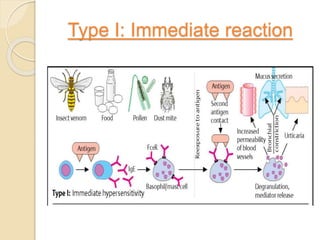 Type I: Immediate reaction
 