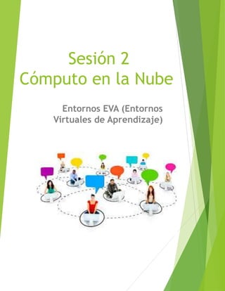 Sesión 2
Cómputo en la Nube
Entornos EVA (Entornos
Virtuales de Aprendizaje)
 