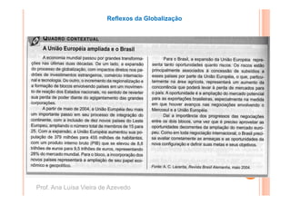 Reflexos da Globalização




                                                   41


Prof. Ana Luísa Vieira de Azevedo
 