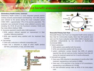 Complementary integrated medicine in conventional practice ma'ul | PPTX