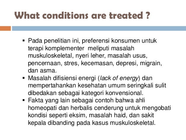 PENGGUNA DAN PRAKTISI PENGOBATAN KOMPLEMENTER