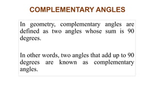 Complementary &Supplementary Angles.pptx