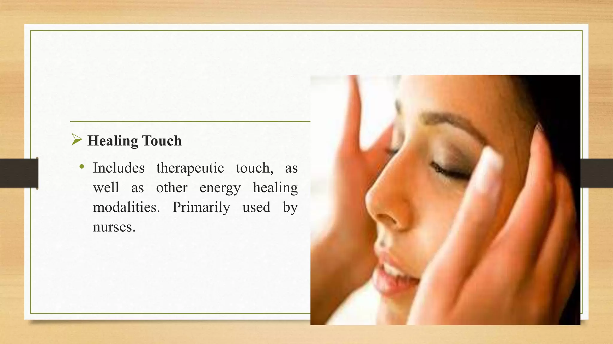 Complementary therapies ppt | PPTX
