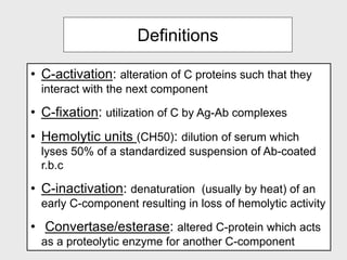Complement system | PPT