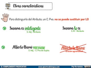 Sintaxis: Complemento predicativo | PDF