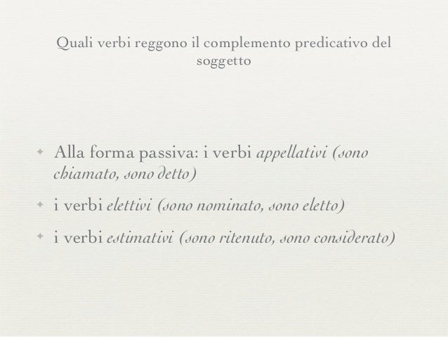 Quali Sono I Verbi Copulativi