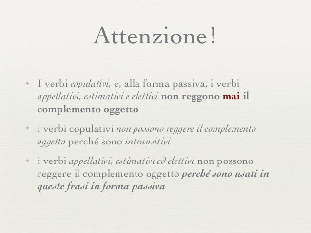 Complemento Predicativo Del Soggetto