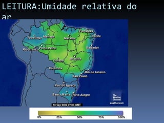 LEITURA:Umidade relativa do ar 