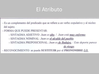 Complementos verbales | PPT