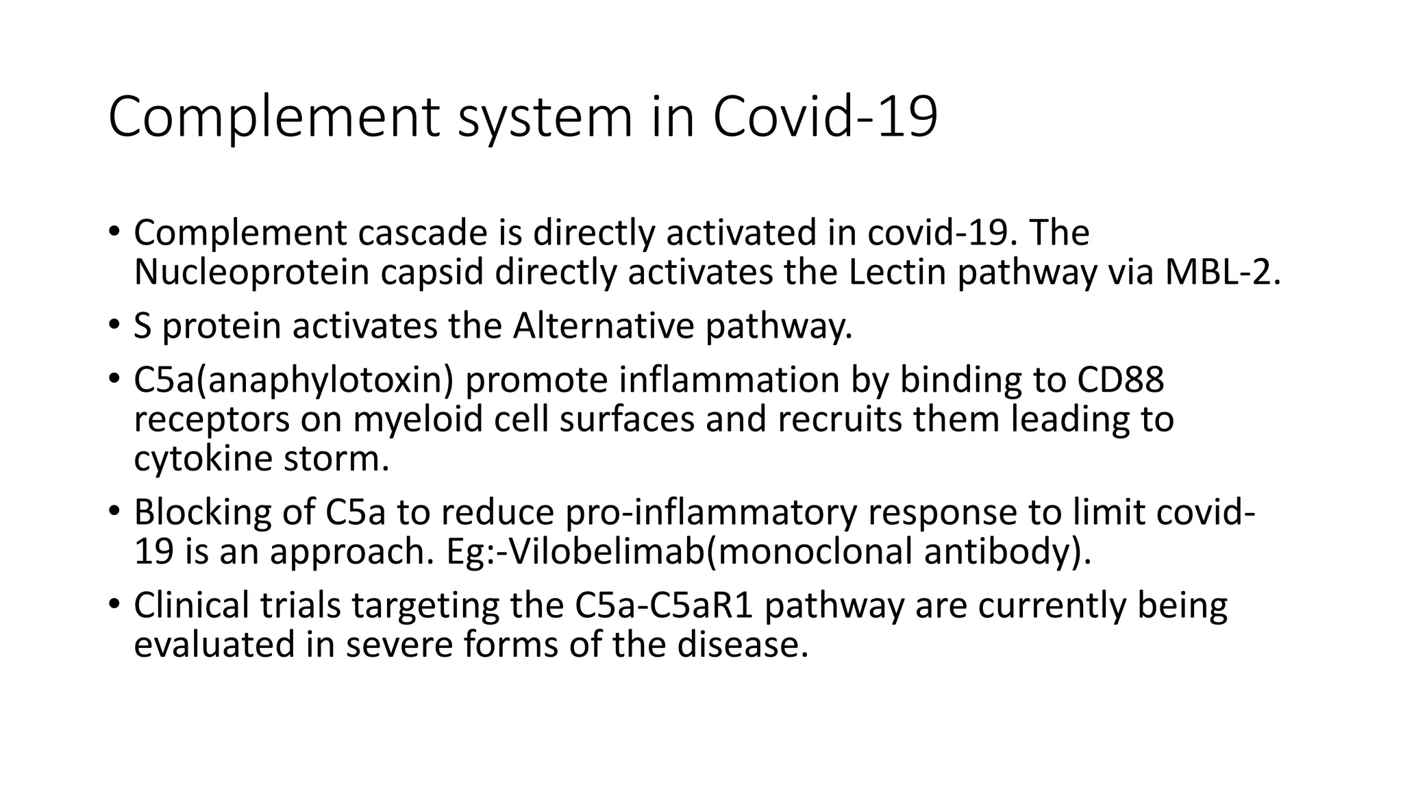 Complement pathway | PPTX
