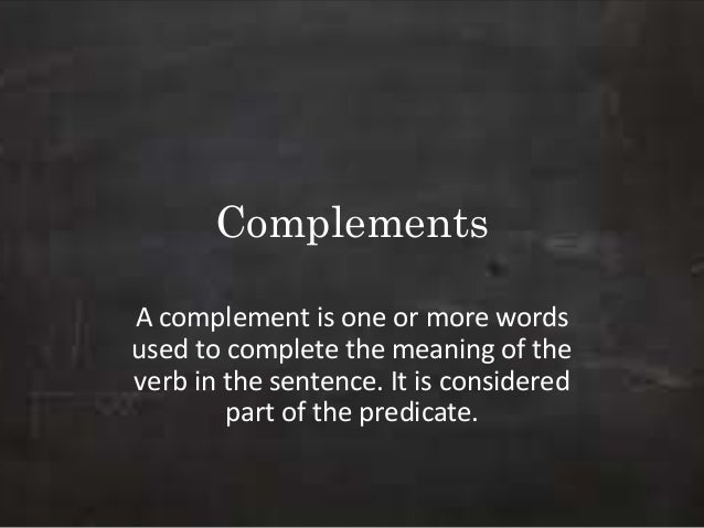 Complements