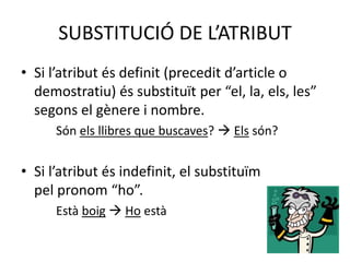 Complements verbals | PPTX