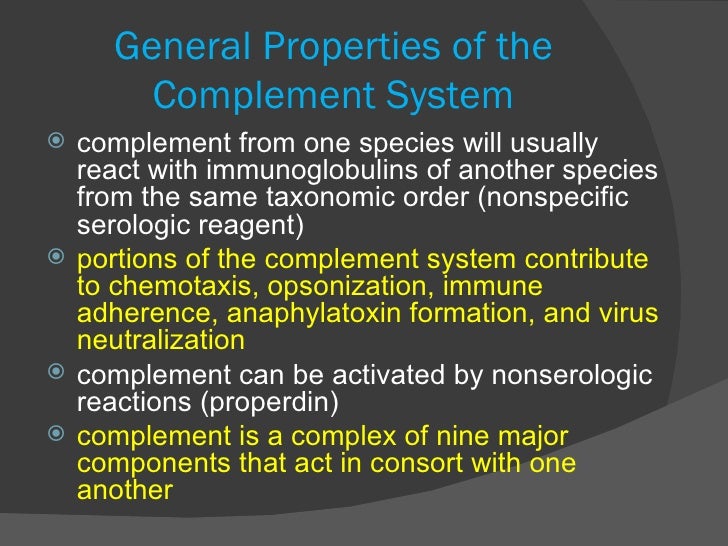 Complement System
