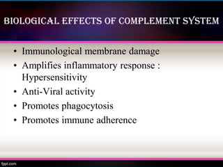 Complement system | PDF