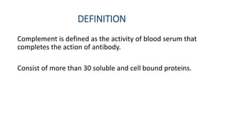 Complement Acronym Complement system | PPTX