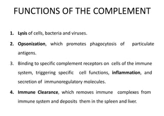 Complement systeM | PPTX
