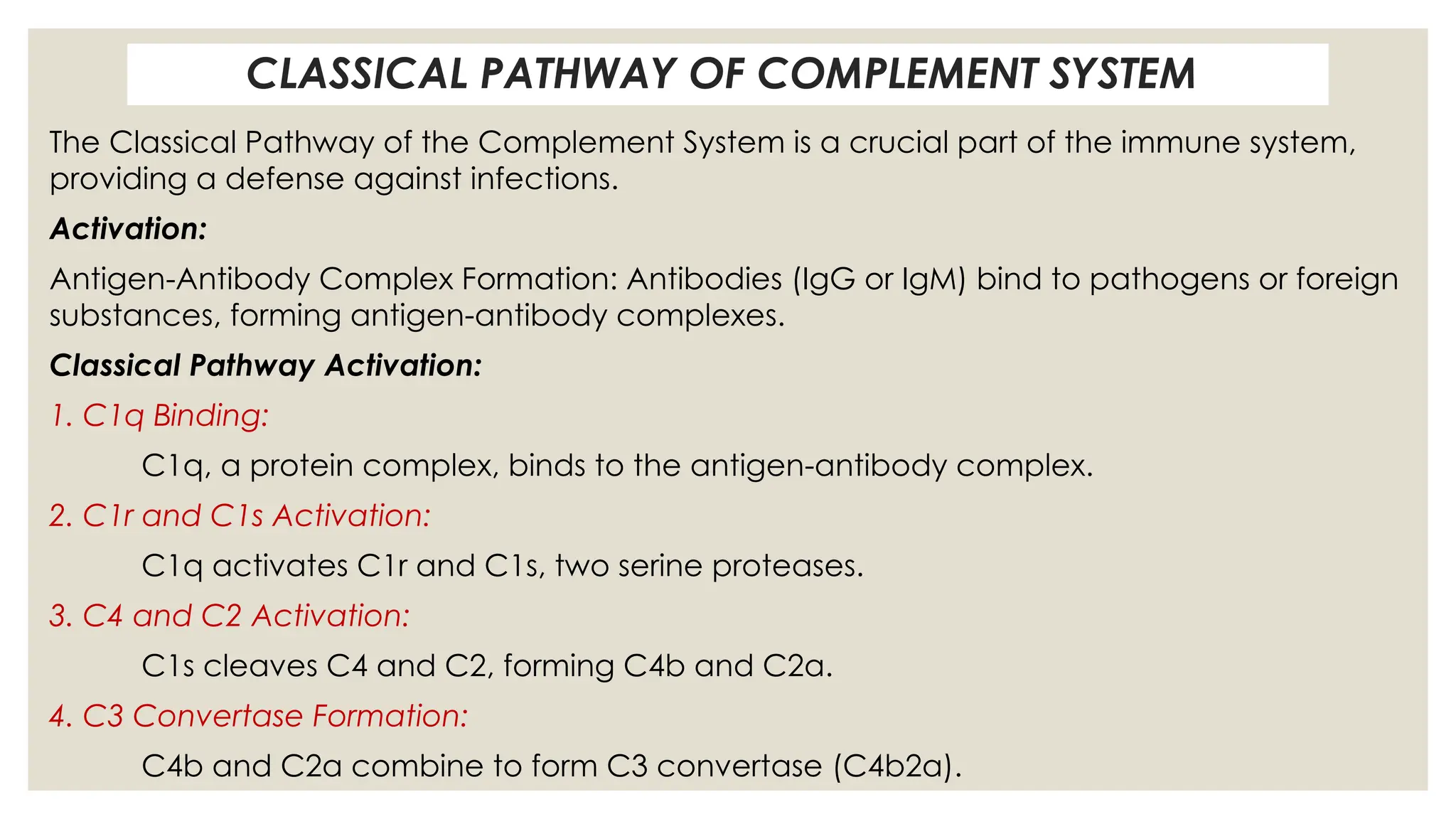 complement system Immune system and immunotechnology | PPT